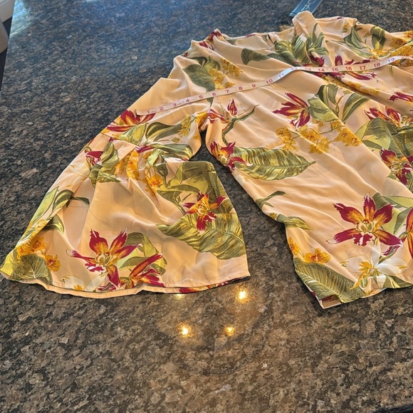 DG2 Diane Gilman floral polyester blouse NWT L - Picture 6 of 7